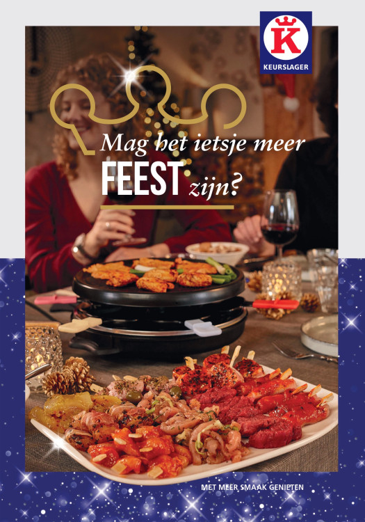 Bekijk onze folder voor de feestdagen